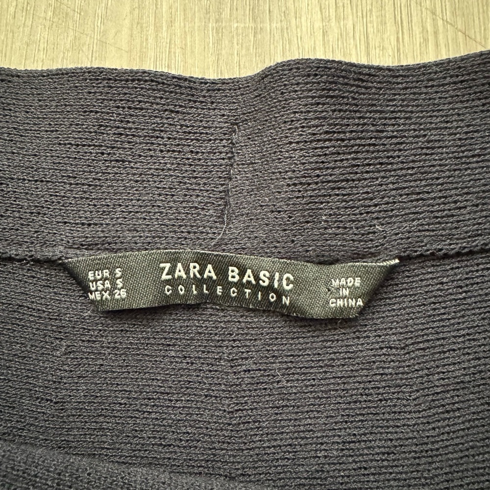 Zara Black Layered Skater Skirt - Picture 3 of 5